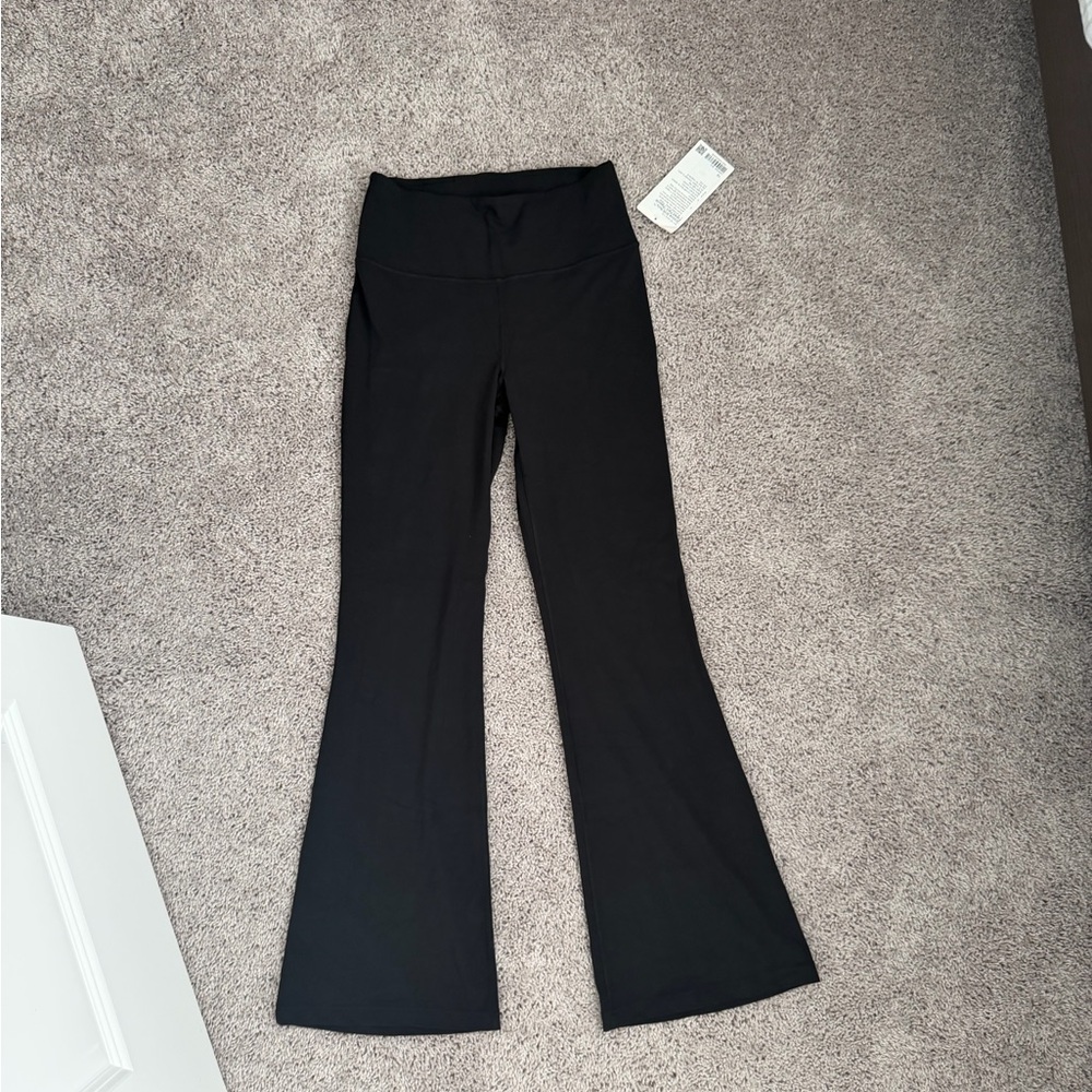 lululemon athletica Black Boot-Cut Flare Yoga Pants